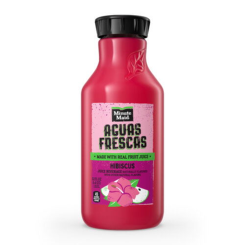 Minute Maid Aguas Frescas  Aguas s Hibiscus Bottle