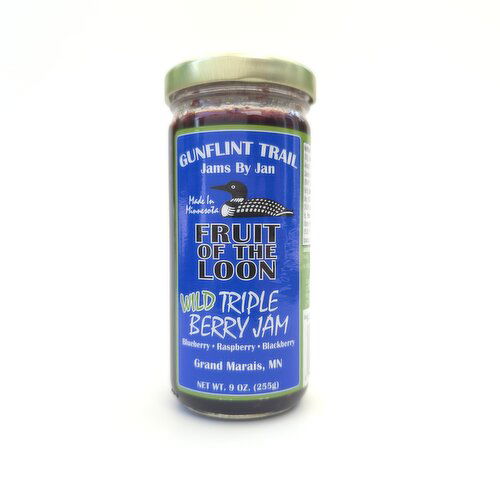 Gunflint Trail Wild Triple Berry Jam