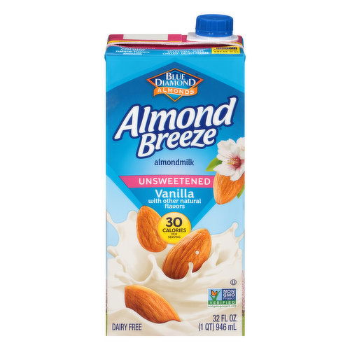 Almond Breeze Almondmilk, Vanilla, Unsweetened