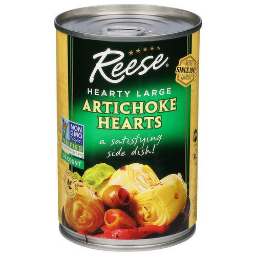 Reese Artichoke Hearts, Hearty, Large