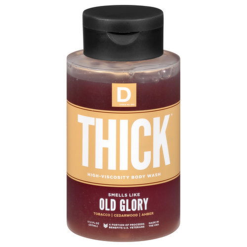 Duke Cannon Supply Co. Thick Body Wash, High-Viscosity, Old Glory