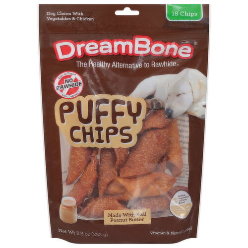 DreamBone Dog Chews, Puffy Chips