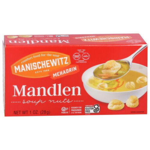 Manischewitz Mehadrin Mandlen Soup Nuts