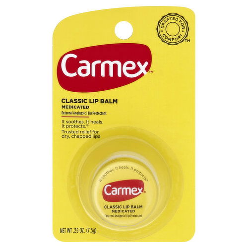 Carmex Lip Balm, Classic, Medicated