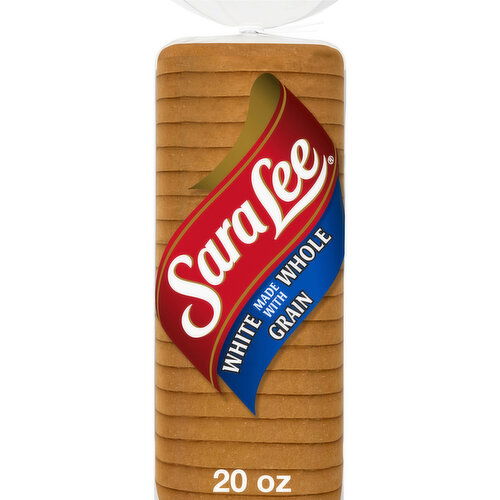 Sara Lee White made with Whole Grain Plain Bread, 20 oz