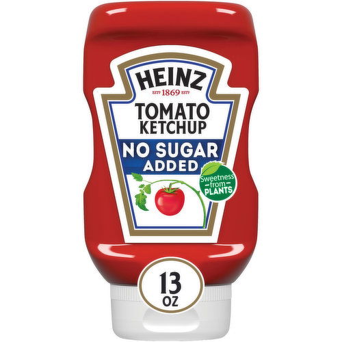 Heinz Tomato Ketchup with No Sugar Added