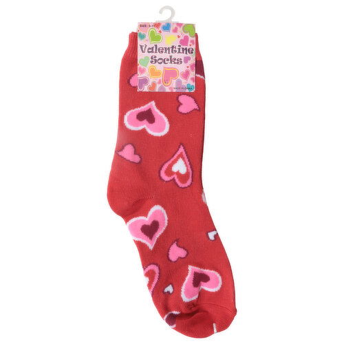 Buffalo Jewelry & Gifts Socks, Valentine, Women Size 9-11