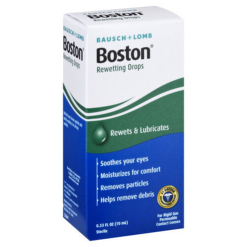 Bausch + Lomb Boston Rewetting Drops