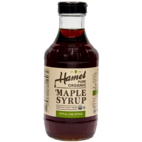 Hamel Organic Maple Syrup, 100% Pure