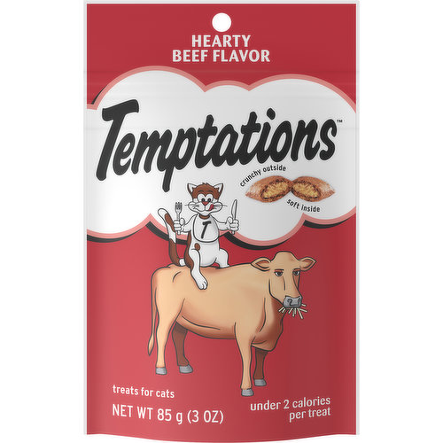 Temptations Treats for Cats, Hearty Beef Flavor