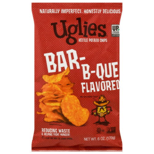 Uglies Kettle Potato Chips, Bar-B-Que Flavored