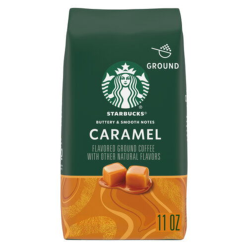 Starbucks Ground Coffee, Caramel Naturally Flavored