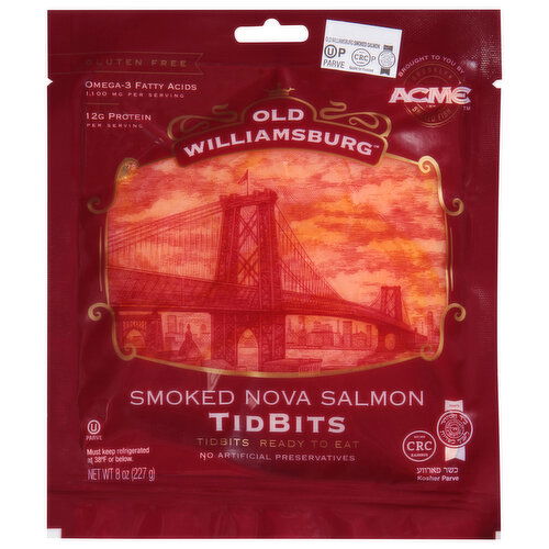Old Williamsburgh Salmon, Smoked Nova, Tidbits