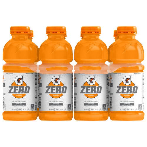 Gatorade Zero Thirst Quencher, Zero Sugar, Orange