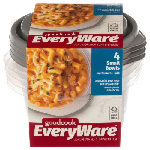 GoodCook Everyware Bowls, Containers + Lids, Small