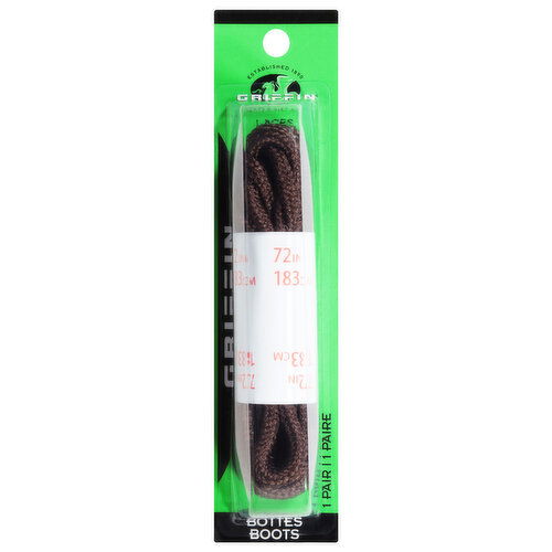 Griffin Brown Boot 72 Inch Laces