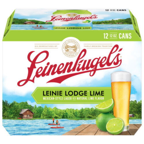 Leinenkugel's Mexican-Style Lager Leinie Lodge Lime Beer