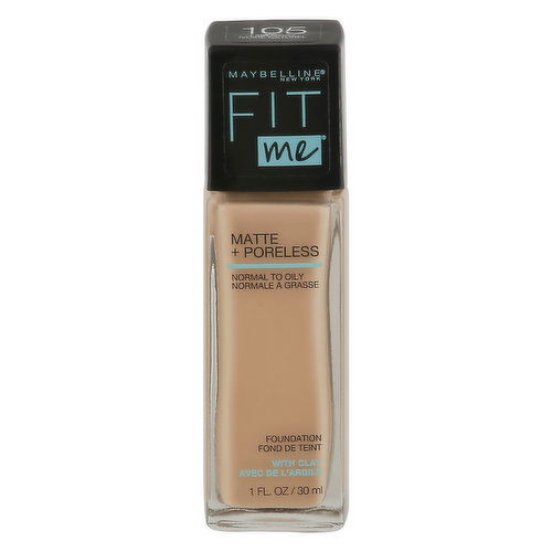 Fit me! Foundation, Matte + Poreless, Fair Ivory 105