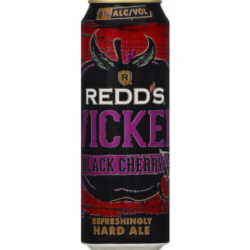 Redd's Beer, Hard Ale, Wicked Black Cherry