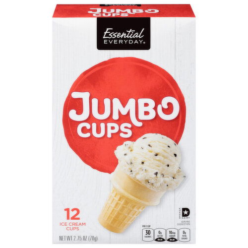 Essential Everyday Jumbo Ice Cream Cups