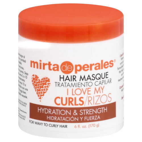 Mirta de Perales I Love My Curls Hair Masque, Hydration & Strength