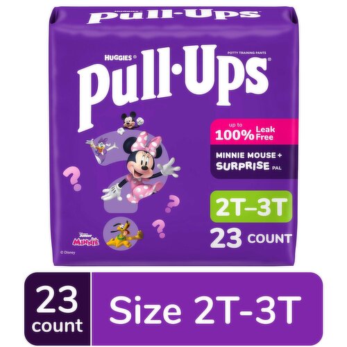 Pull-Ups Girls' 2T-3T (16-34 lbs) Disney Junior Minnie Training Pants