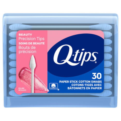 Q-tips Precision Tips Beauty Paper Stick Cotton Swabs