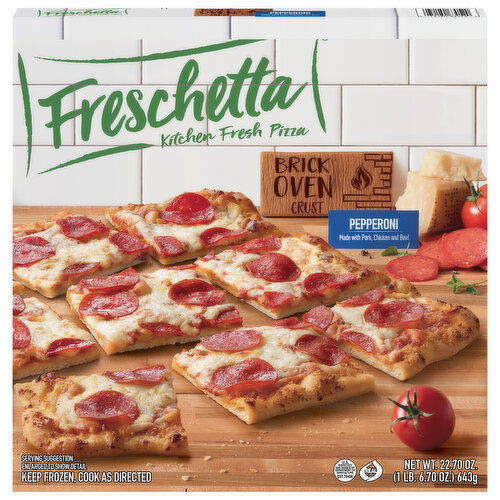 Freschetta Pizza, Brick Oven Crust, Pepperoni