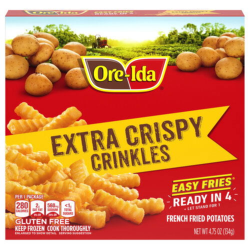 Ore-Ida French Fried Potatoes, Extra Crispy Crinkles