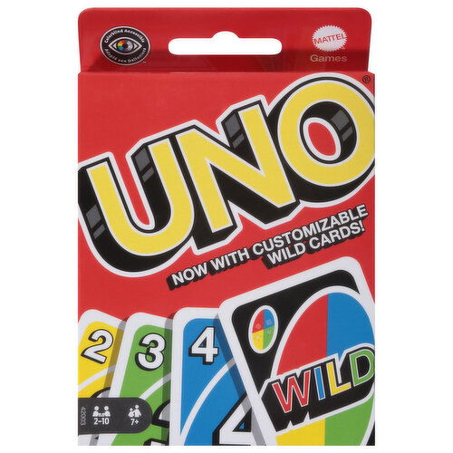 Uno Card Game, 2-10, 7+