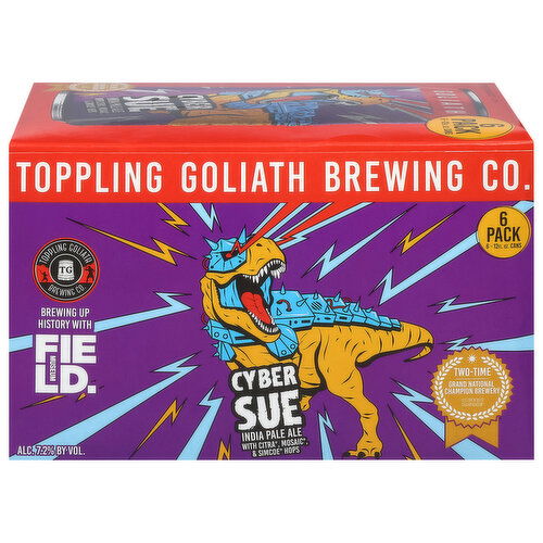 Toppling Goliath Brewing Co. India Pale Ale Cyber Sue Beer