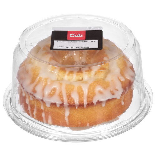 Cub Lemon Glazed Creme Cake