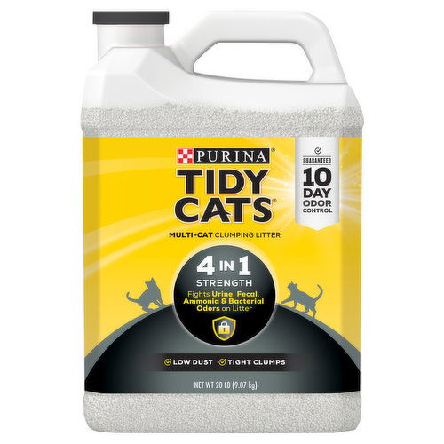 Tidy Cats Cat Litter, Clumping, 4 in 1 Strength