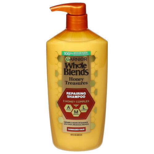 Garnier Whole Blends Honey Treasures Repairing Shampoo