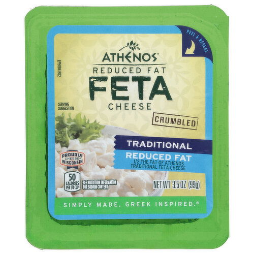 Athenos Reduced Fat Crumbled Feta Cheese