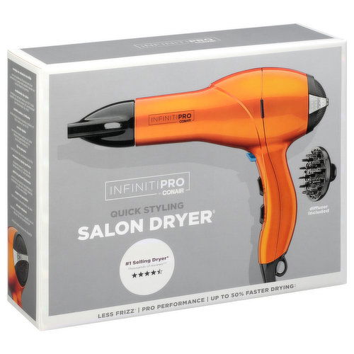 InfinitiPro Salon Dryer, Quick Styling