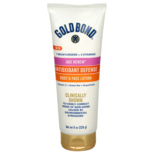 Gold Bond Age Renew Antioxidant Defense Body & Face Lotion