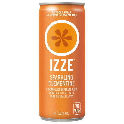 Izze Juice Beverage Blend, Sparkling Clementine