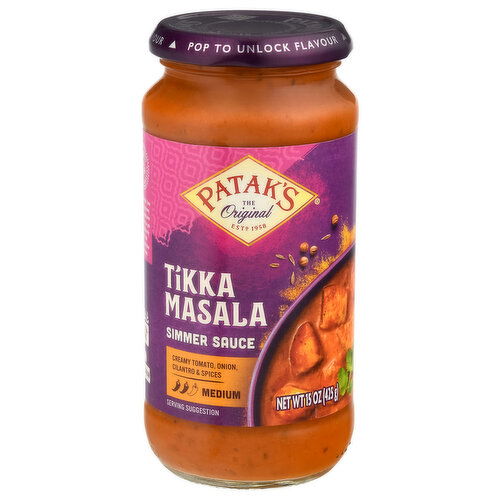 Patak's Medium Tikka Masala Simmer Sauce