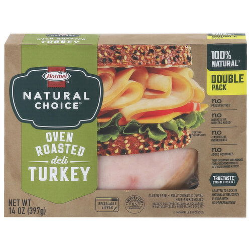 Hormel Natural Choice Turkey, Oven Roasted, Deli