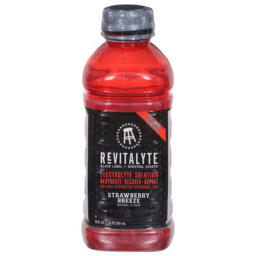 Revitalyte Electrolyte Solution, Strawberry Breeze