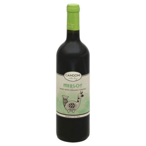 Candoni Merlot, Delle Venezie, Vintage 2012