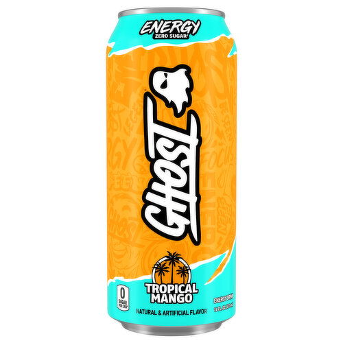 Ghost Zero Sugar Tropical Mango Energy Drink