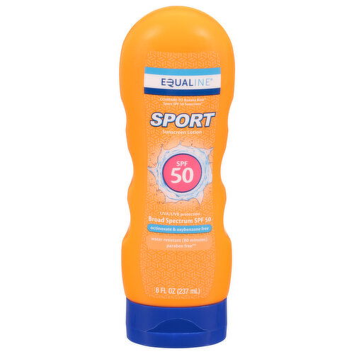 Equaline Sport Sunscreen Lotion, Broad Spectrum SPF 50