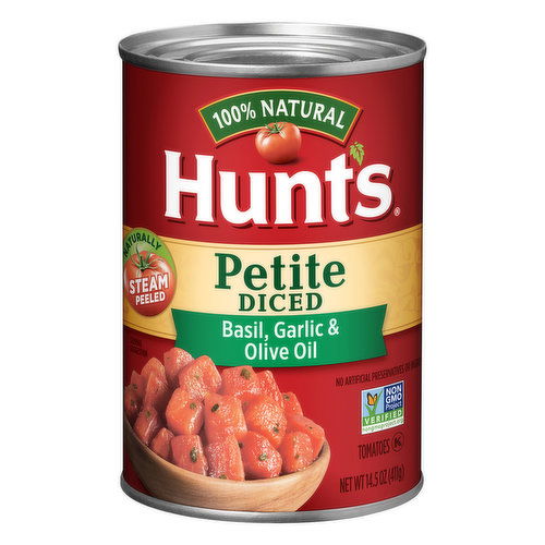 Hunt's Petite Diced Tomatoes Garlic & Olive Oil