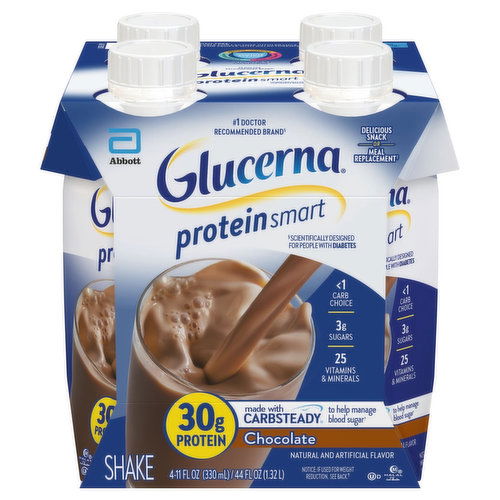 Glucerna Protein Smart Shake, Chocolate