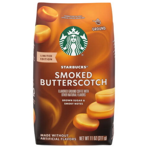 Starbucks Coffee, Ground, Smoked Butterscotch