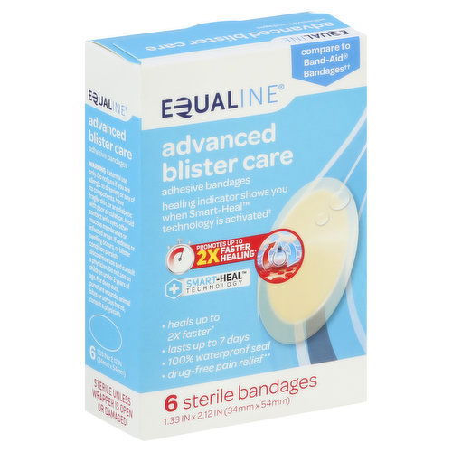 Equaline Bandages, Adhesive, Advanced Blister Care