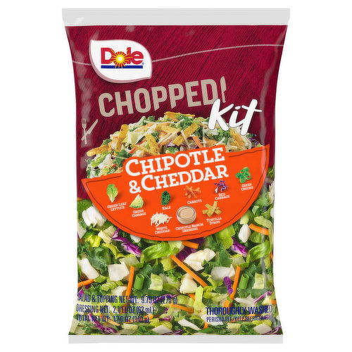 Dole Chopped Kit, Chipotle & Cheddar