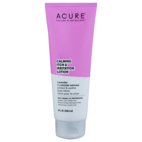 Acure Lotion, Lavender & Colloidal Oatmeal, Calming Itch & Irritation